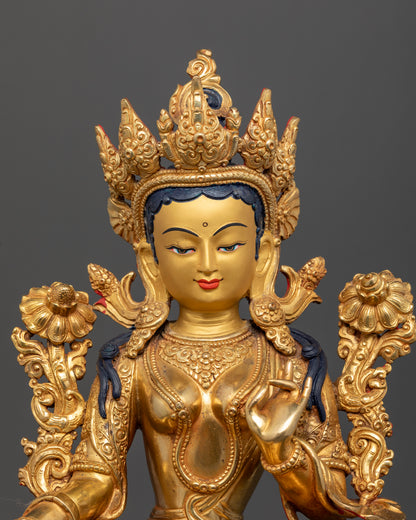 Embodying Compassion: The Green Tara Statue
