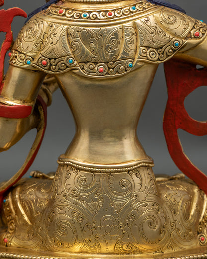 Manjushri Bodhisattva Statue | Premium Nepal Handmade Figurine