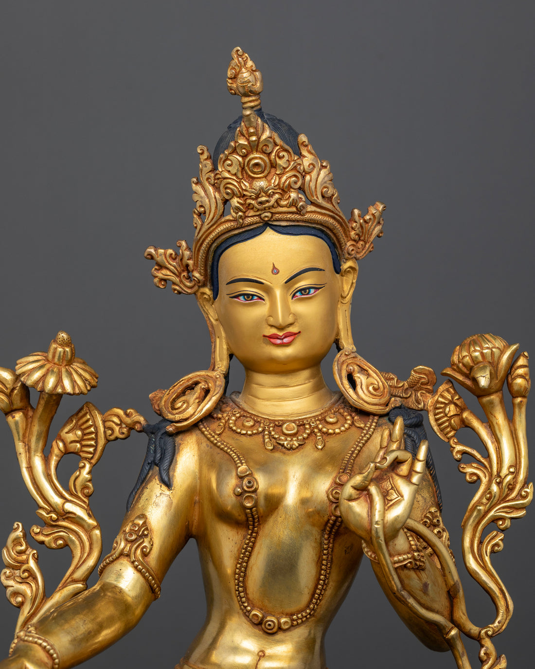 Crafting Serenity: The Green Tara Statue