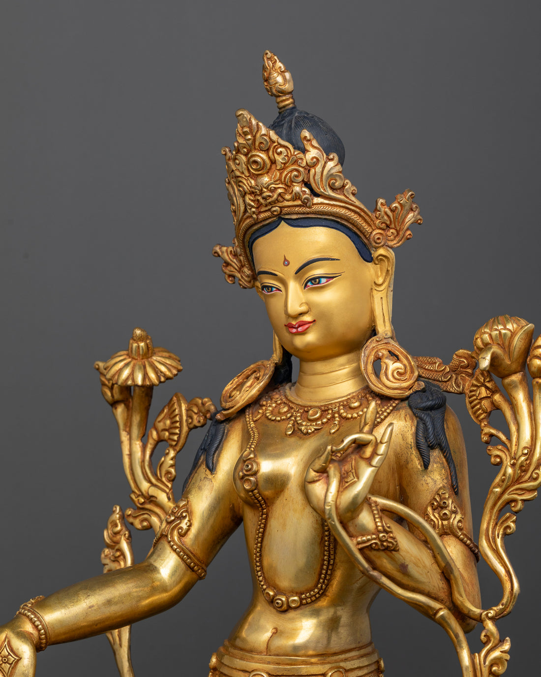 Crafting Serenity: The Green Tara Statue