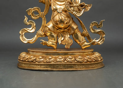 Vajrapani Statue | Handmade Thunderbolt Holder Figurine
