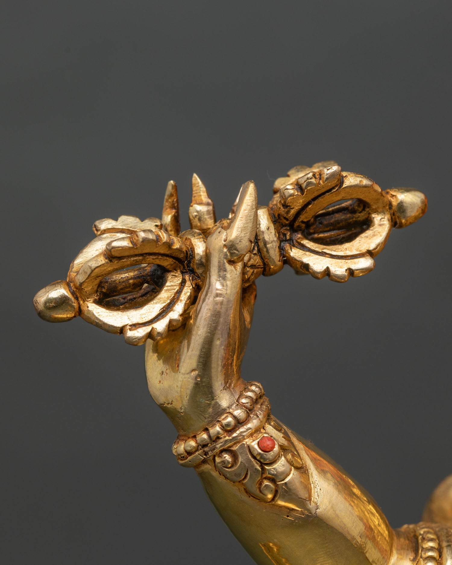 Vajrapani Statue | Handmade Thunderbolt Holder Figurine