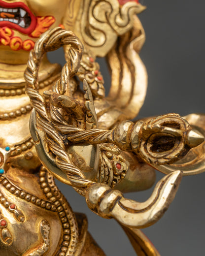 Vajrapani Statue | Handmade Thunderbolt Holder Figurine