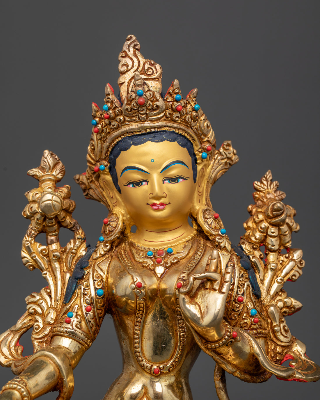 The Radiance of Mercy: Green Tara Statue