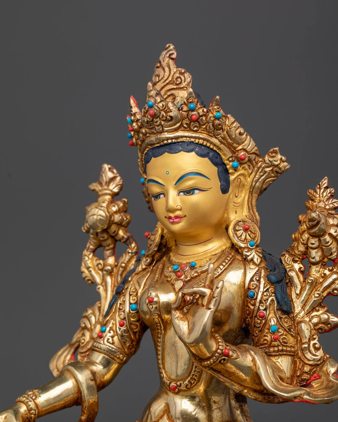 The Radiance of Mercy: Green Tara Statue