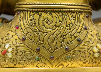 Amitayus Bodhisattva Statue – Handmade in Nepal