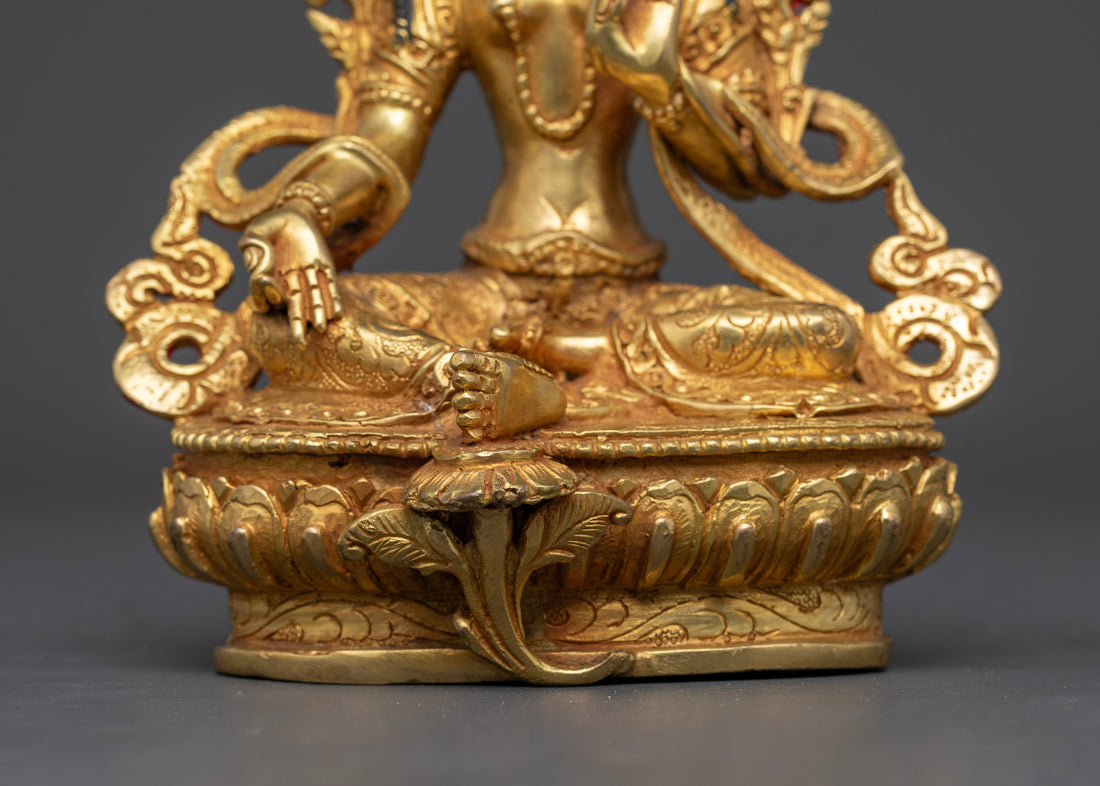 Sacred Elegance: The Green Tara Effigy