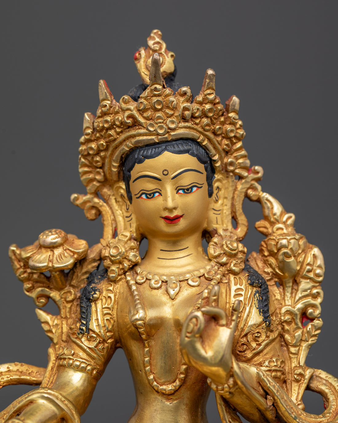 Sacred Elegance: The Green Tara Effigy