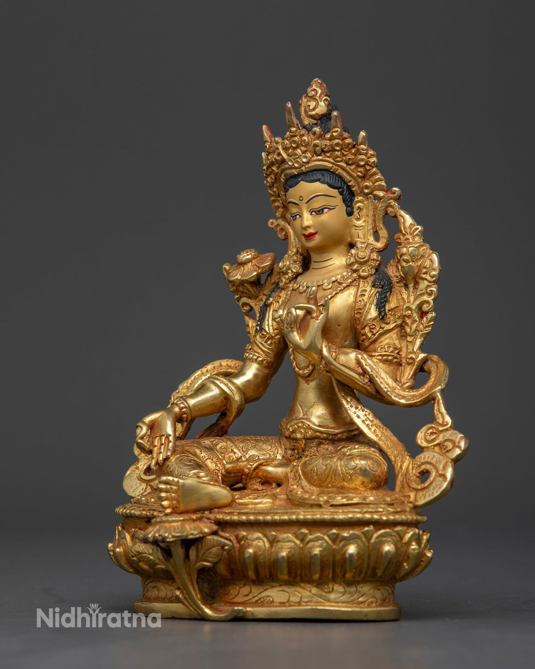 Sacred Elegance: The Green Tara Effigy