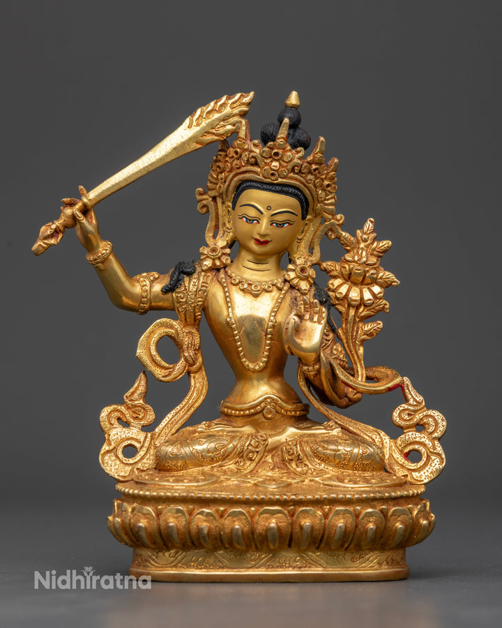 The Divine Intellect: Manjushri Statue