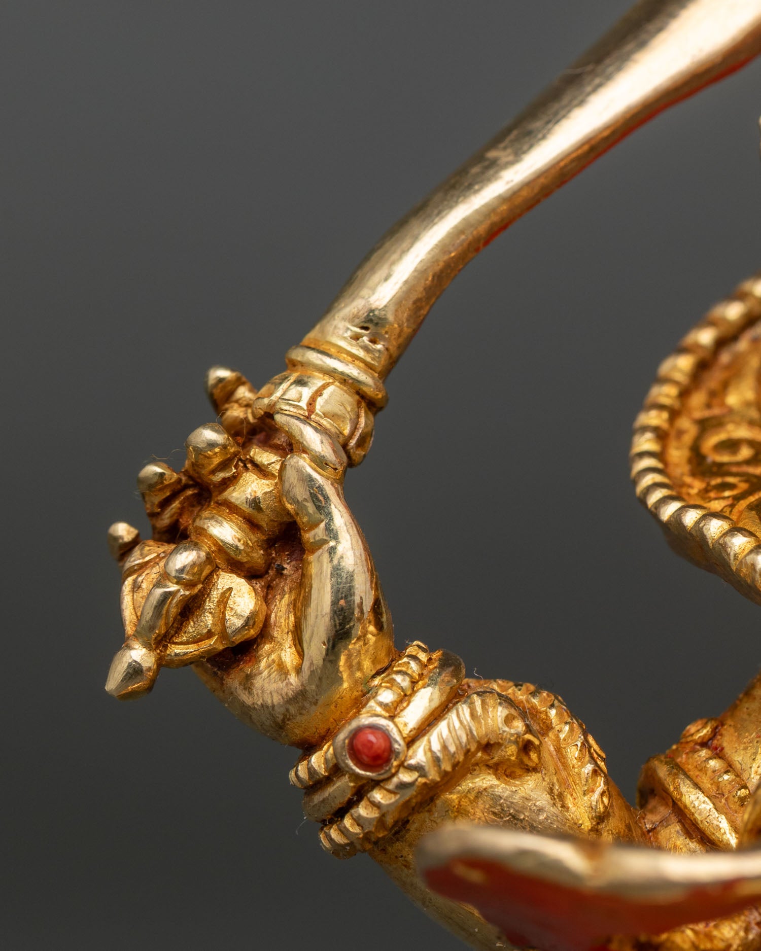 Four-Armed Mahakala Statue | Authentic Tibetan Sacred Art