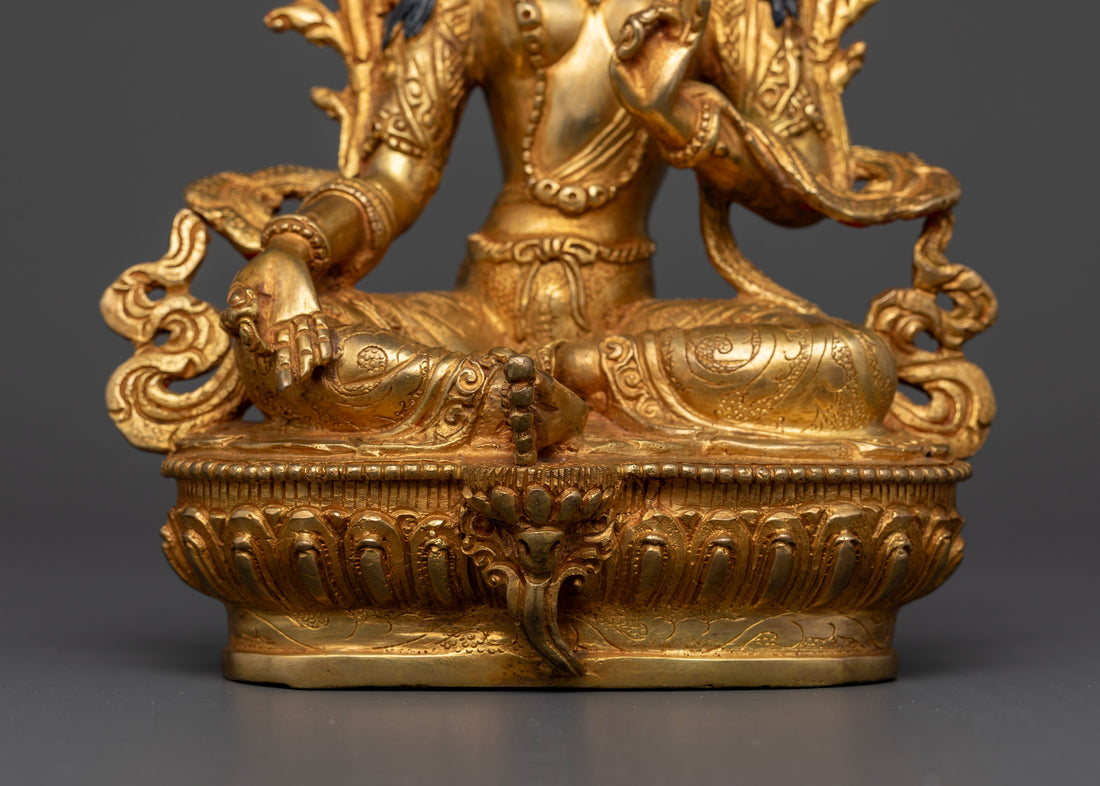 The Compassionate Guardian: Green Tara Statue