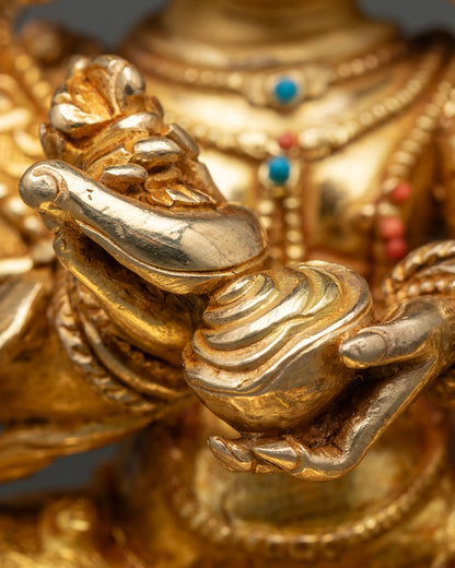 Four Armed Mahakala Statue | Wrathful Buddhist Protector