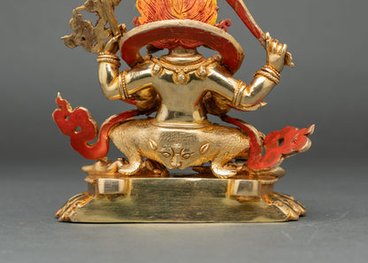 Four Armed Mahakala Statue | Wrathful Buddhist Protector