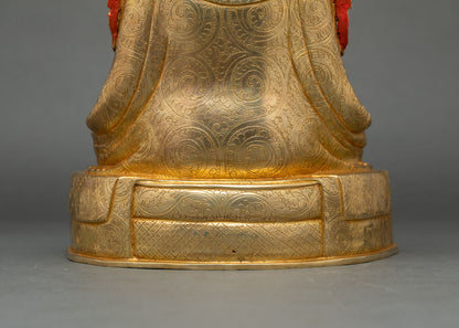 3rd Karmapa Copper Statue | The Head of Karma Kagyu