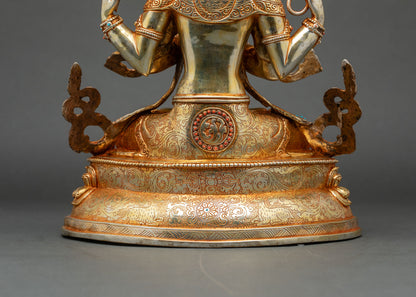 Authentic Chenrezig Statue – Buddhist God of Compassion