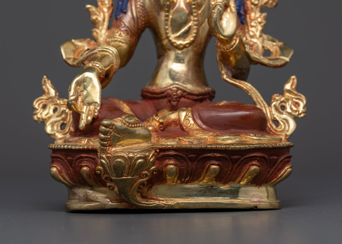 Empowering Wisdom: The Green Tara Figurine