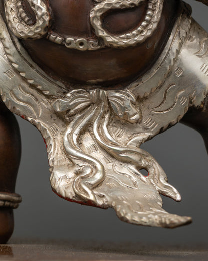 Four-Armed Vajrapani Statue – Buddhist Dharma Protector Art
