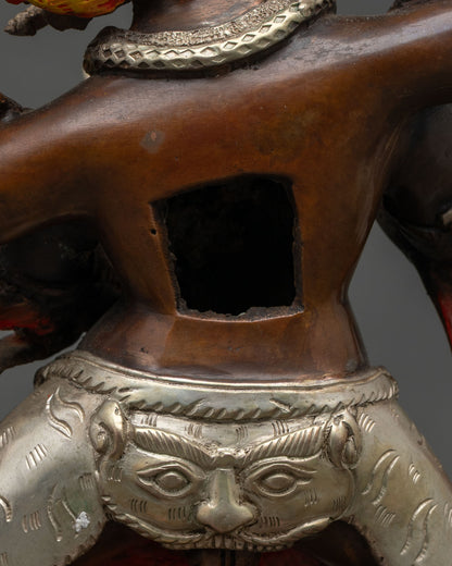 Four-Armed Vajrapani Statue – Buddhist Dharma Protector Art