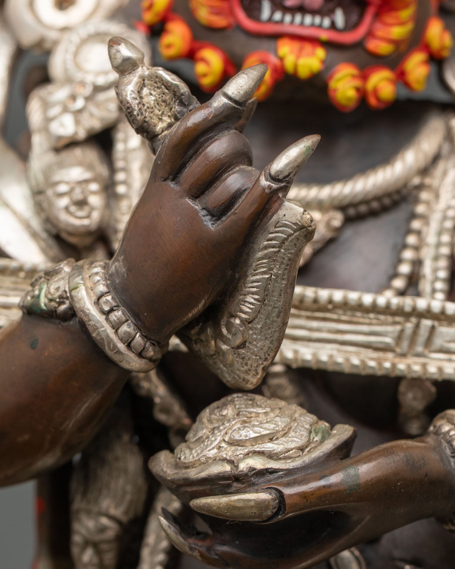 Sakya Mahakala Statue | Wrathful Protector Deity