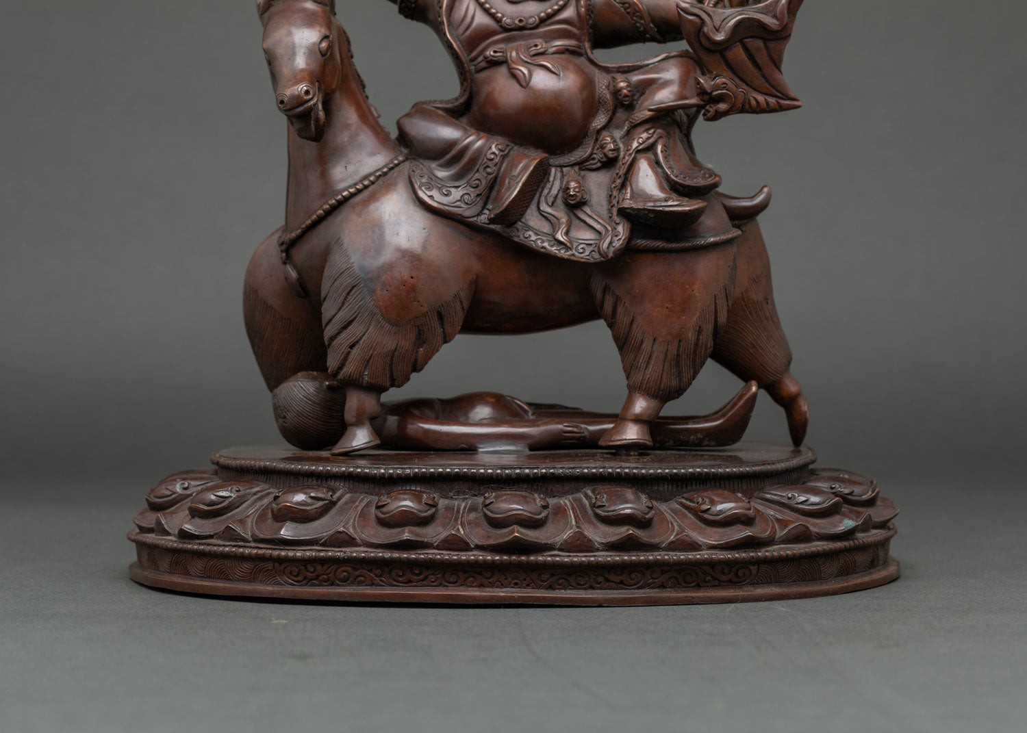 Garwa Nagpo Damchen Statue | Fierce Protector of Dharma