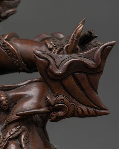 Garwa Nagpo Damchen Statue | Fierce Protector of Dharma