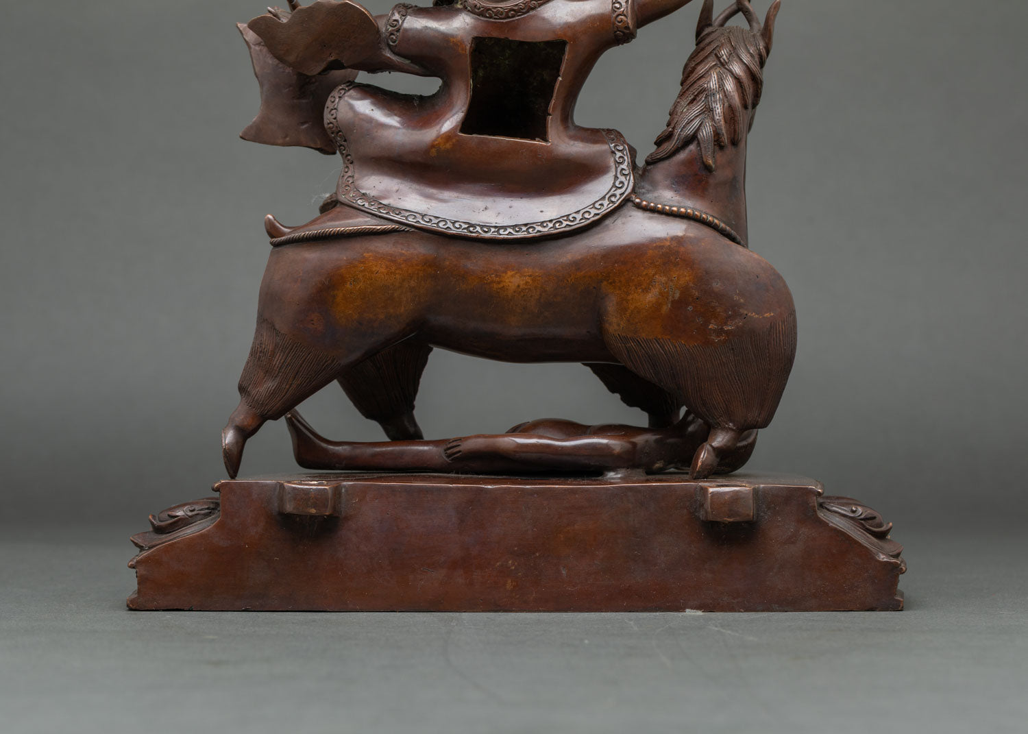 Garwa Nagpo Damchen Statue | Fierce Protector of Dharma