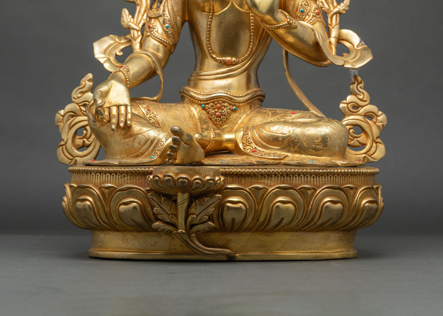 Green Tara Statue | Compassionate Goddess Figurine