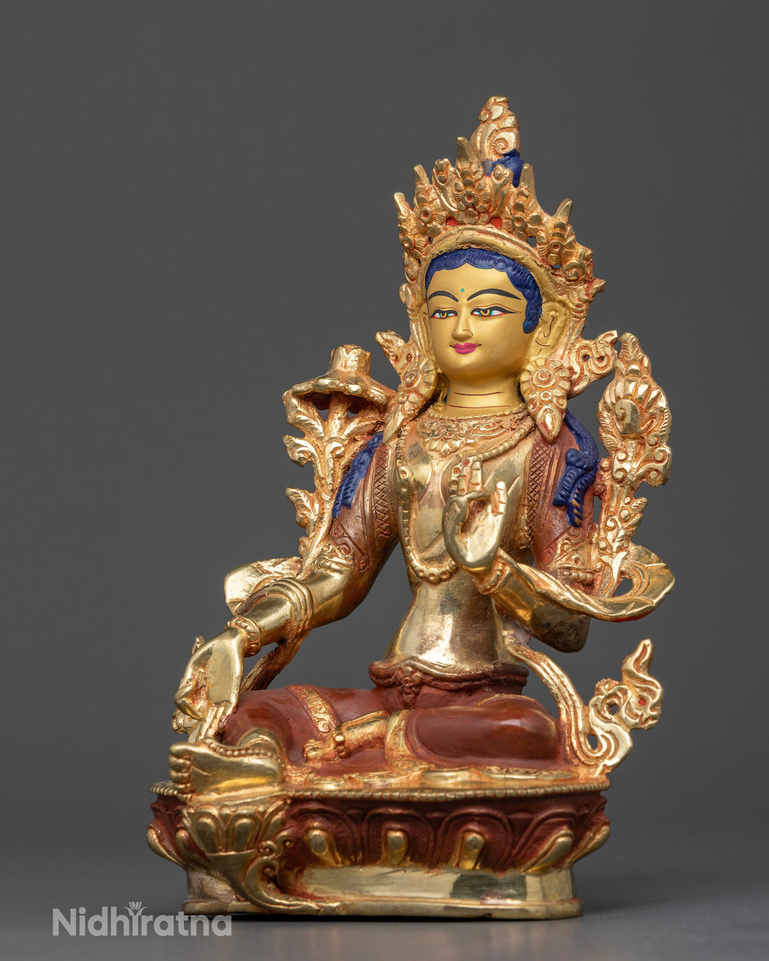 Empowering Wisdom: The Green Tara Figurine