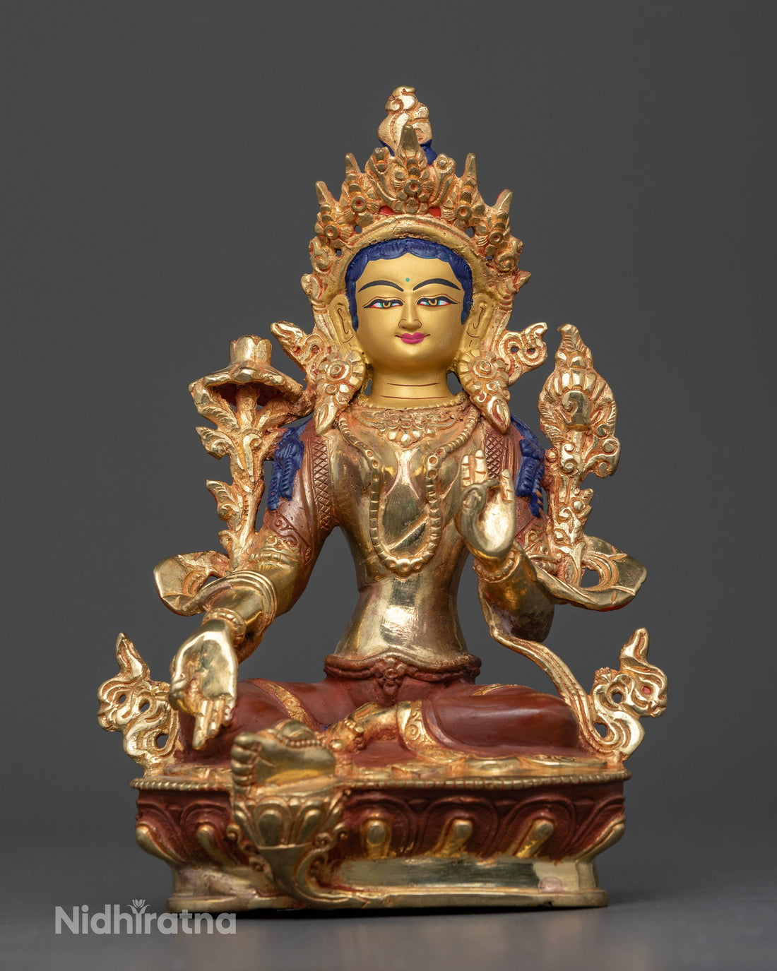 Empowering Wisdom: The Green Tara Figurine