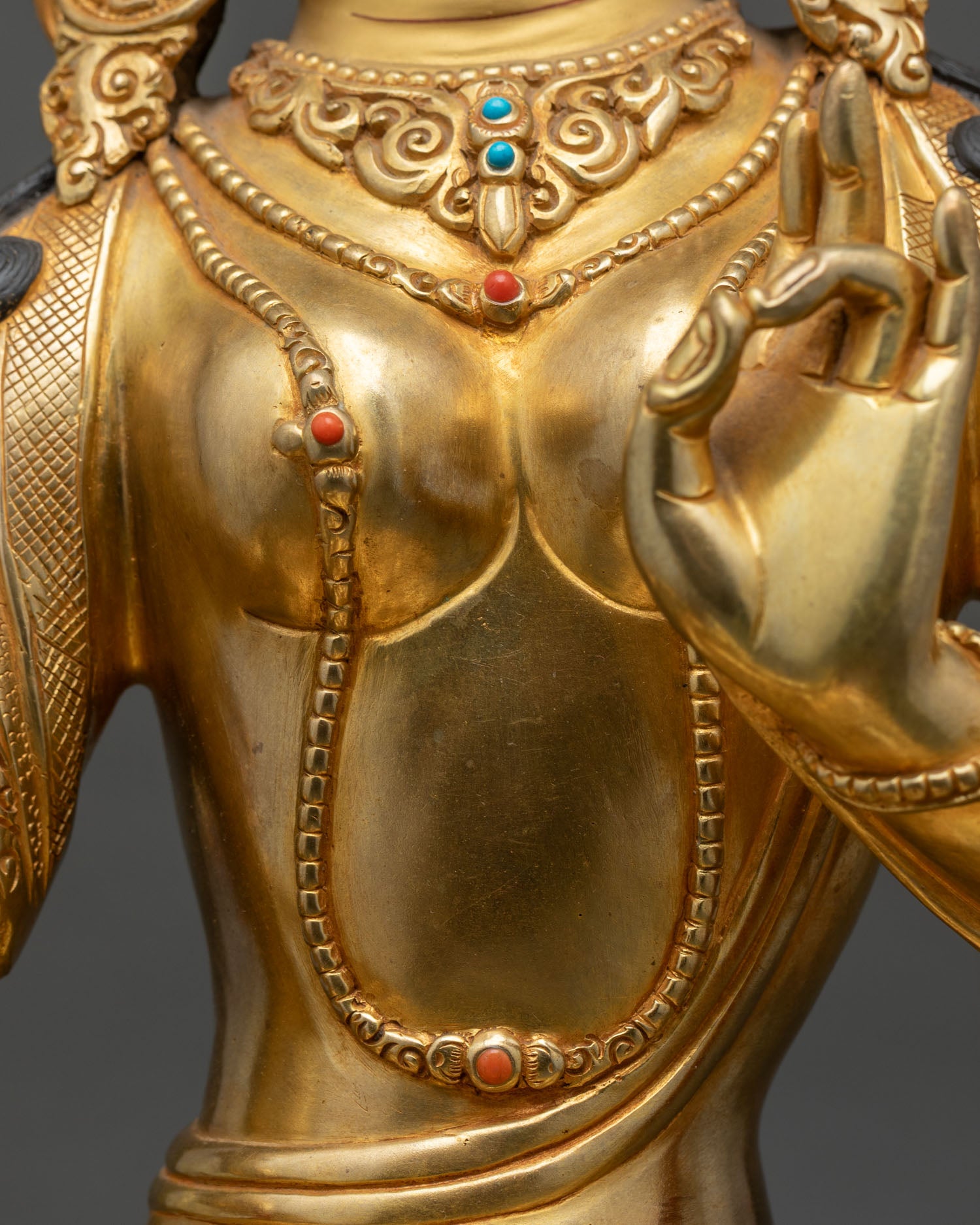 Green Tara Statue | Compassionate Goddess Figurine