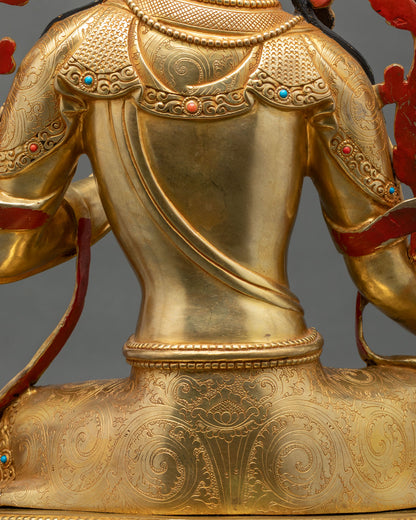 Green Tara Statue | Compassionate Goddess Figurine