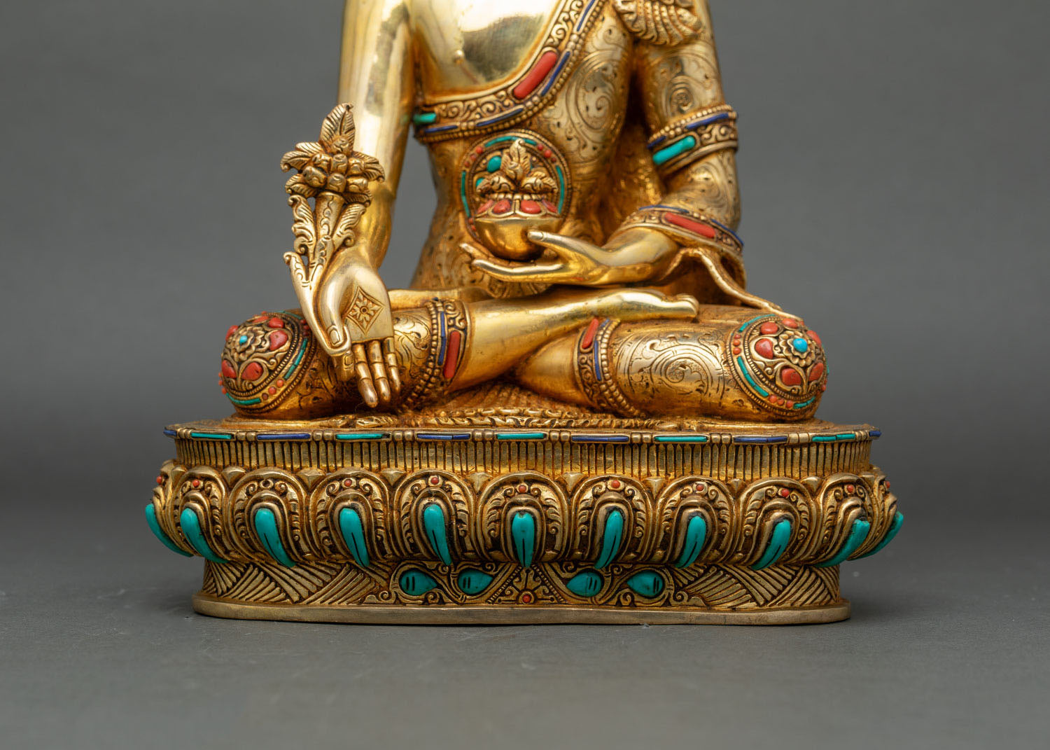 Handcrafted Medicine Buddha Statue – Spiritual Home Decor