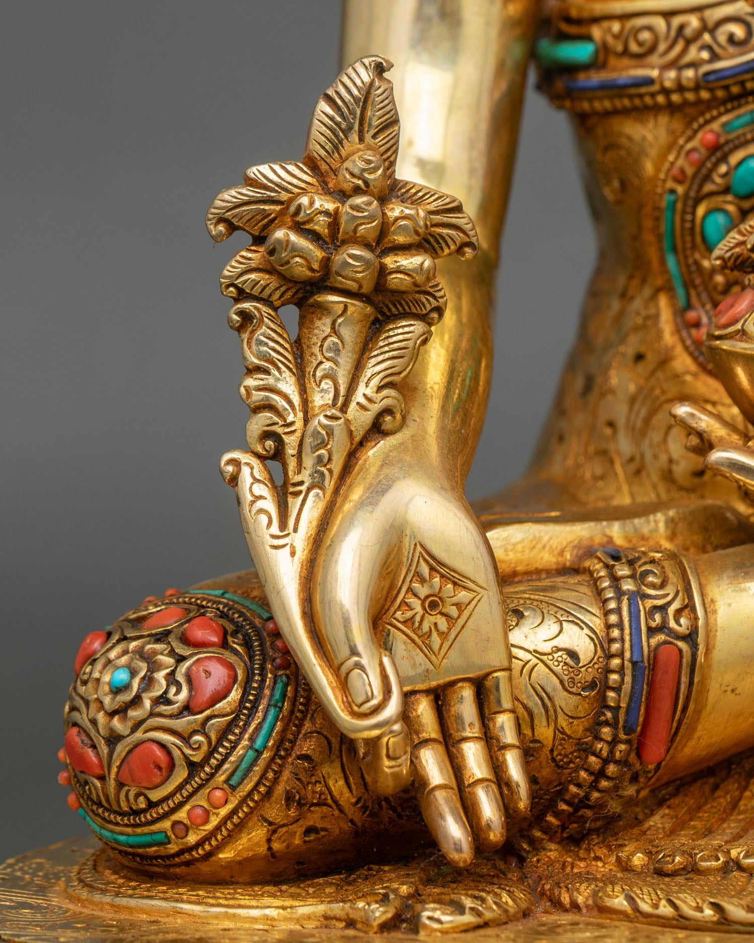 Handcrafted Medicine Buddha Statue – Spiritual Home Decor