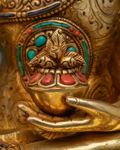 Handcrafted Medicine Buddha Statue – Spiritual Home Decor