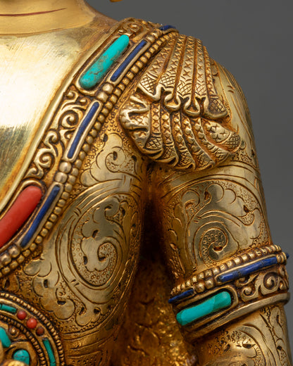Handcrafted Medicine Buddha Statue – Spiritual Home Decor