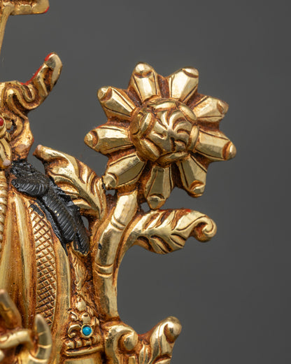 Standing Chenrezig Statue – Tibetan Lokeshwara Sculpture