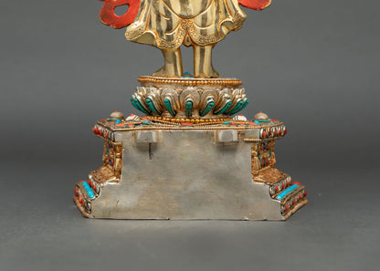 Standing Chenrezig Statue – Tibetan Lokeshwara Sculpture