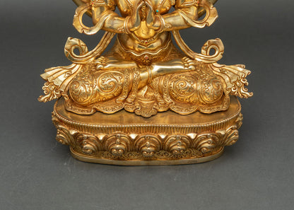 Chenrezig Statue | Four-Armed Compassionate Bodhisattva Figure