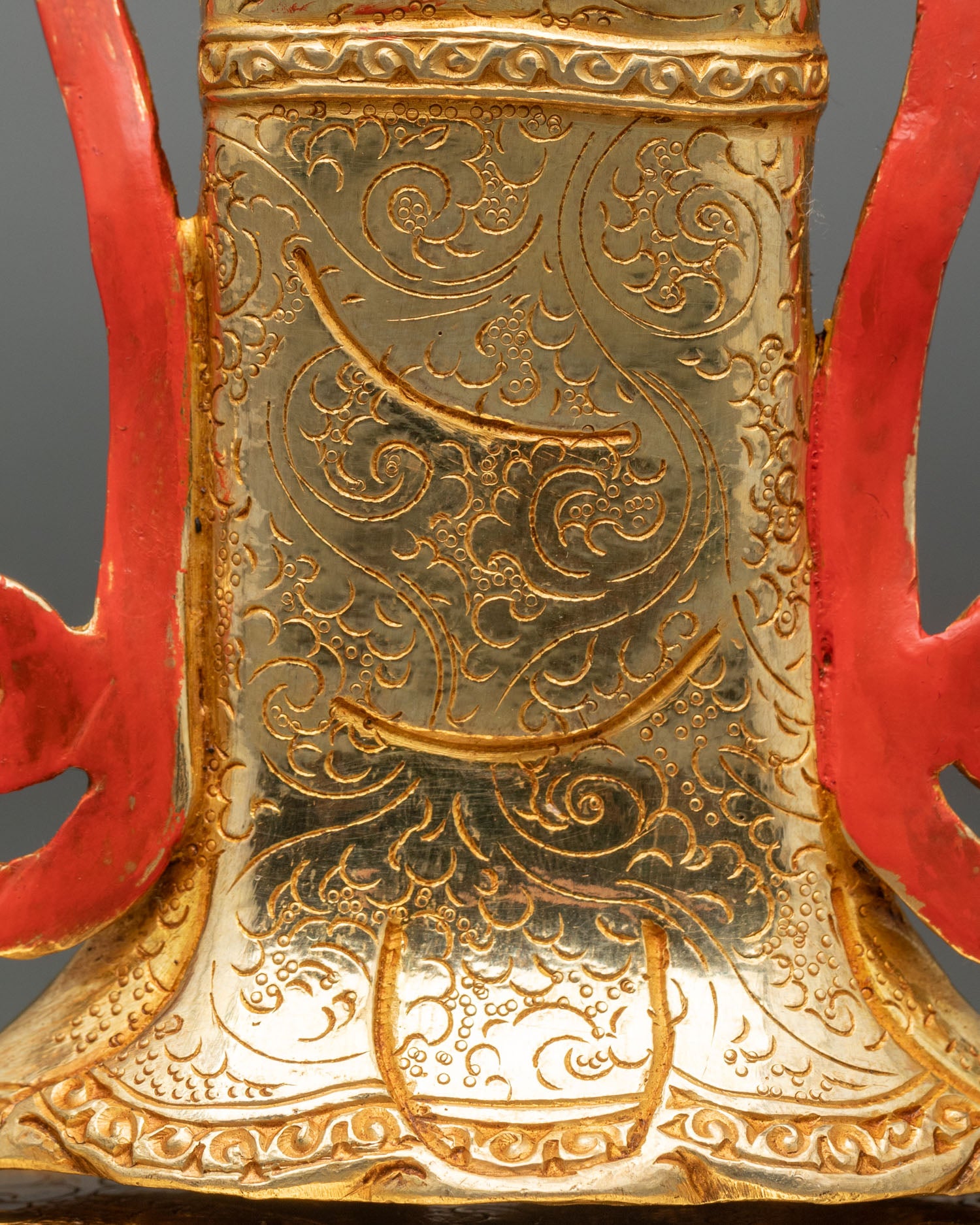 Guru Rinpoche & Two Attendants Statue | Traditional Himalayan Art