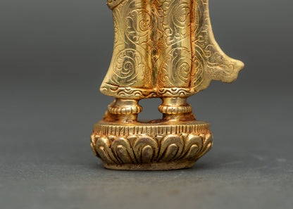 Guru Rinpoche Trio Statue Set | Buddhist Spiritual Figurines