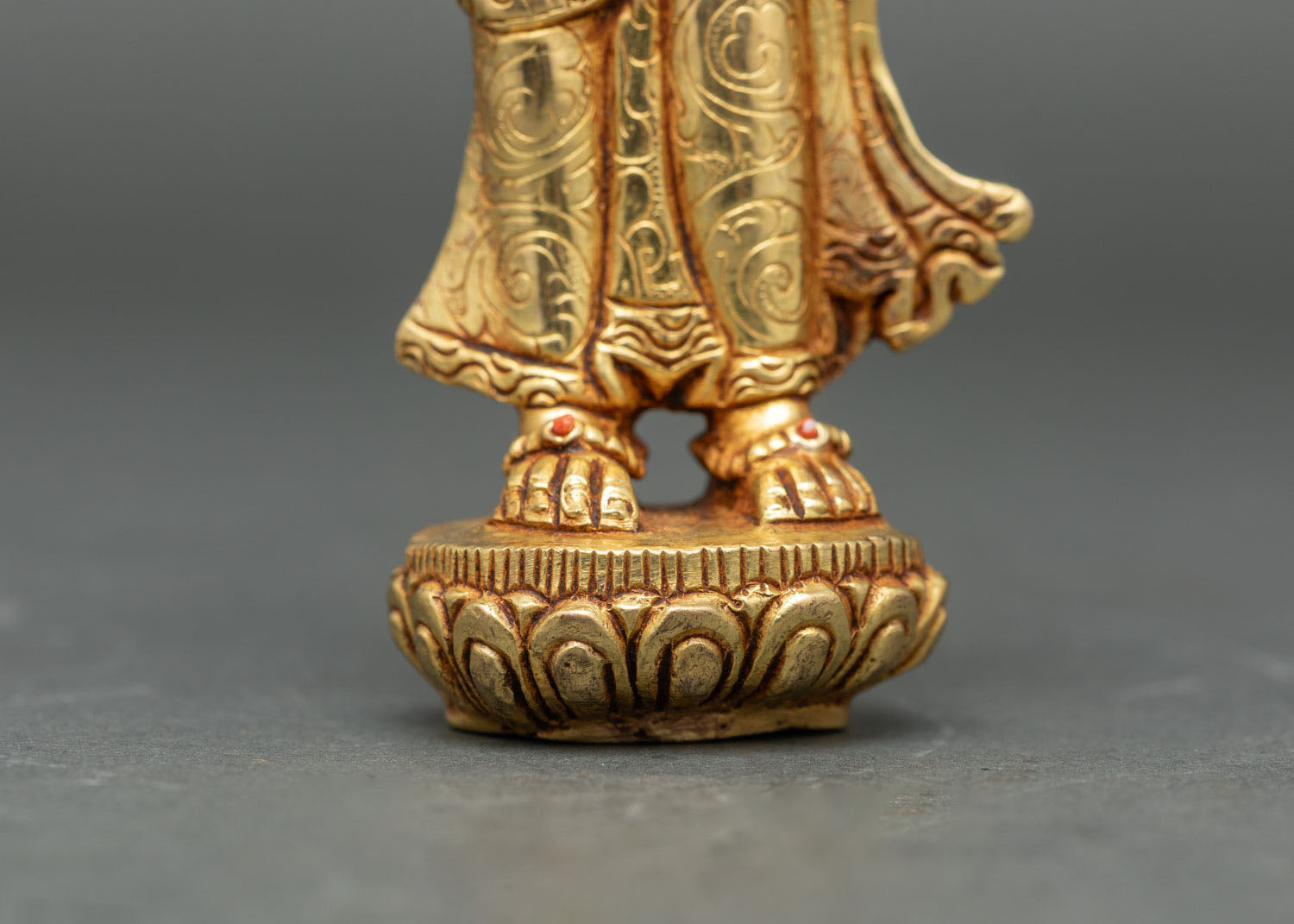 Guru Rinpoche Trio Statue Set | Buddhist Spiritual Figurines