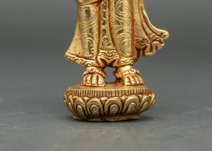Guru Rinpoche Trio Statue Set | Buddhist Spiritual Figurines