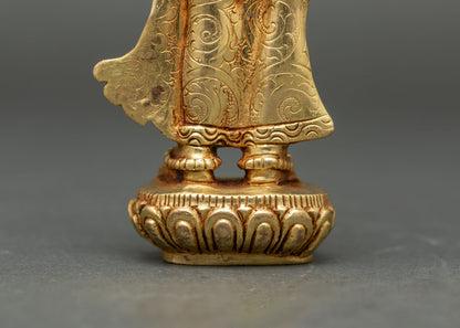 Guru Rinpoche Trio Statue Set | Buddhist Spiritual Figurines