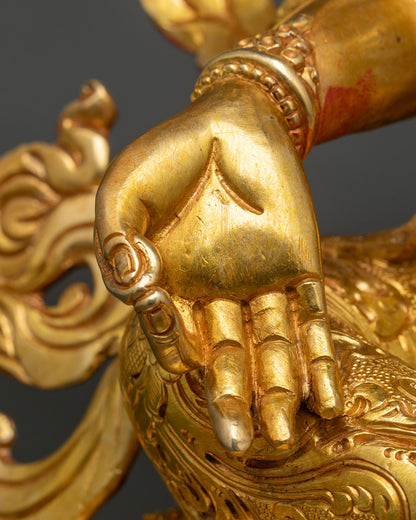Green Tara Statue | Buddhist Art for Spiritual Decor