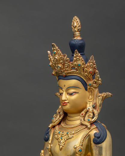 Authentic Amitayus Statue | Sacred Buddhist Sculpture