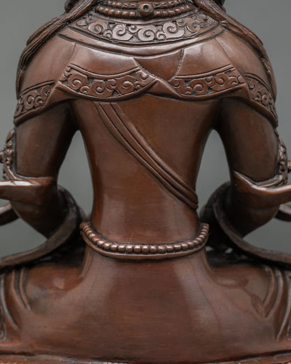 Handcrafted Amitayus Statue for Spiritual Blessing