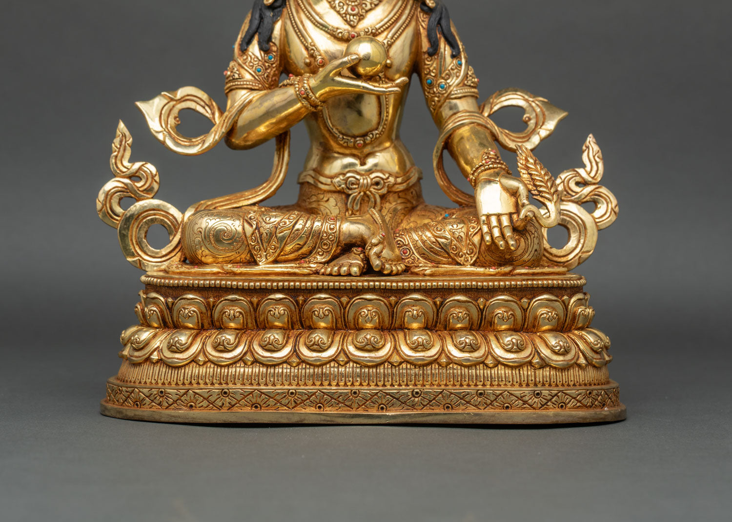Ksitigarbha Statue | Buddhist Decor from Nepal