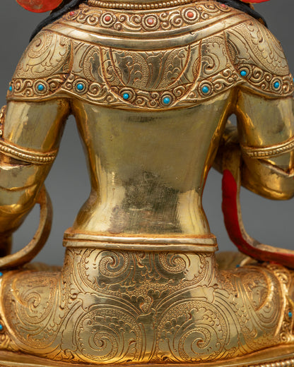 Ksitigarbha Statue | Buddhist Decor from Nepal