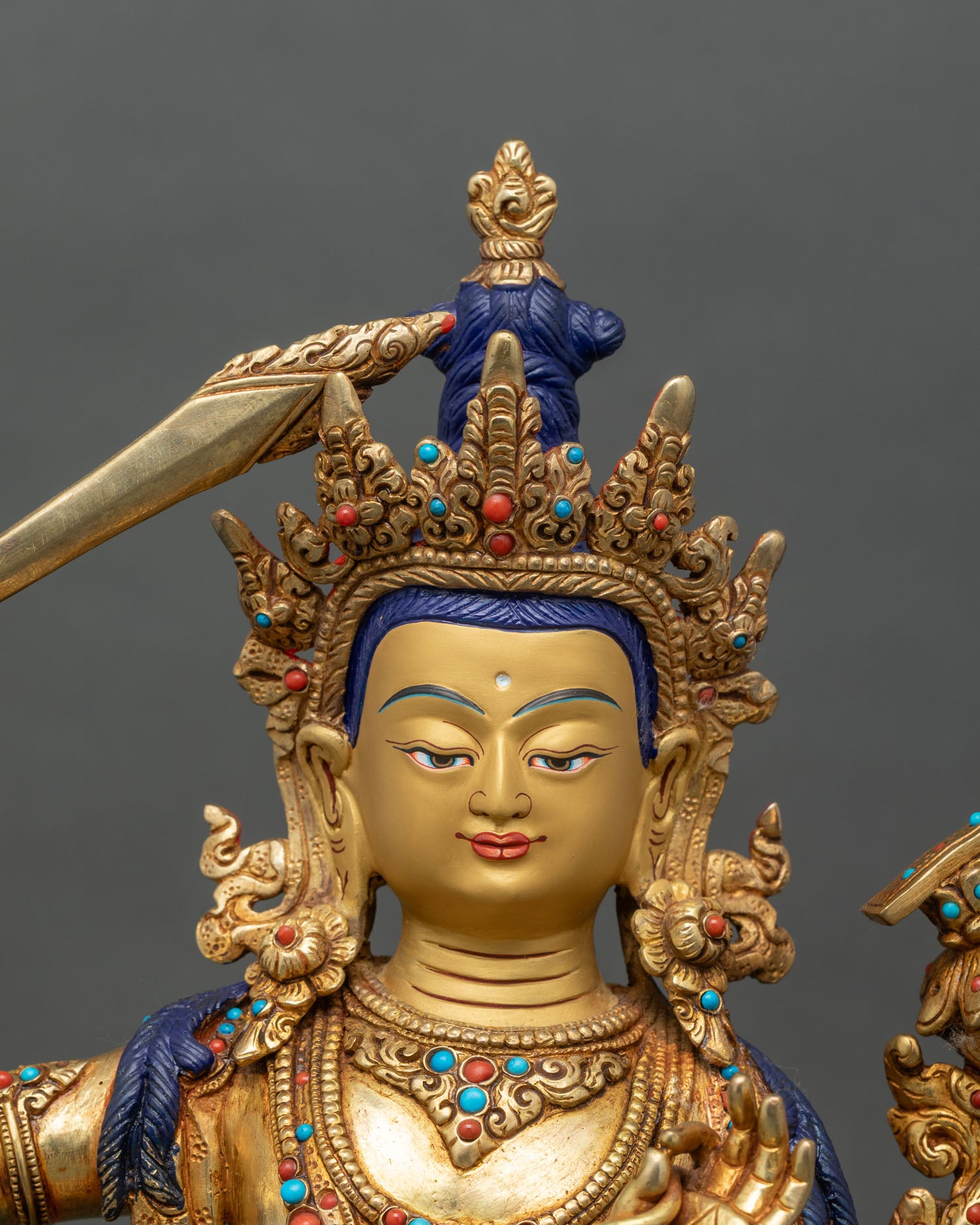 Detailed Manjushri Sculpture | Bodhisattva of Wisdom